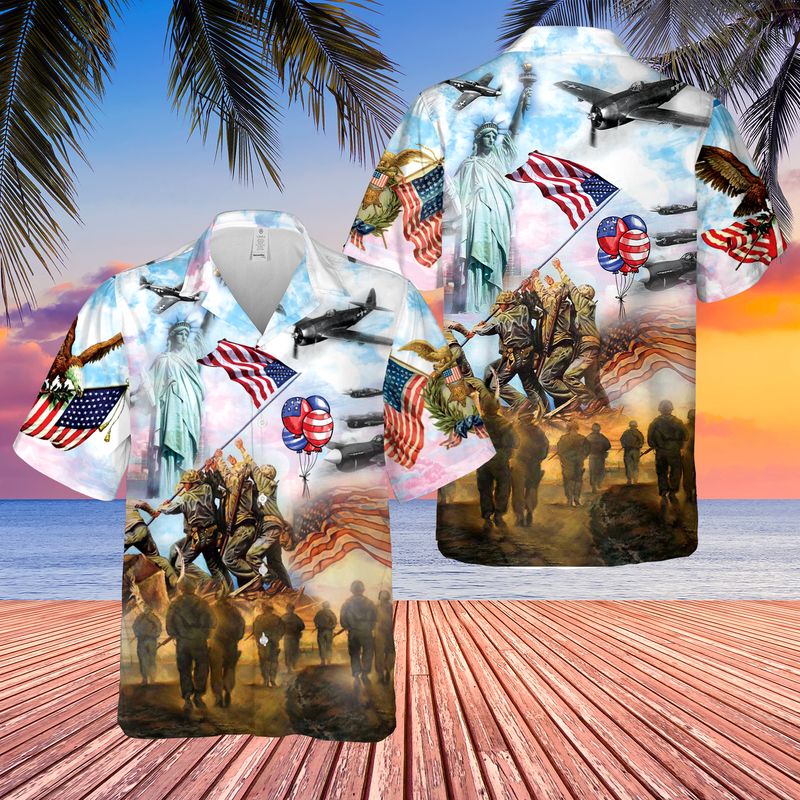 Happy Independence Day 4th Of July Hawaiian Shirt HO3345