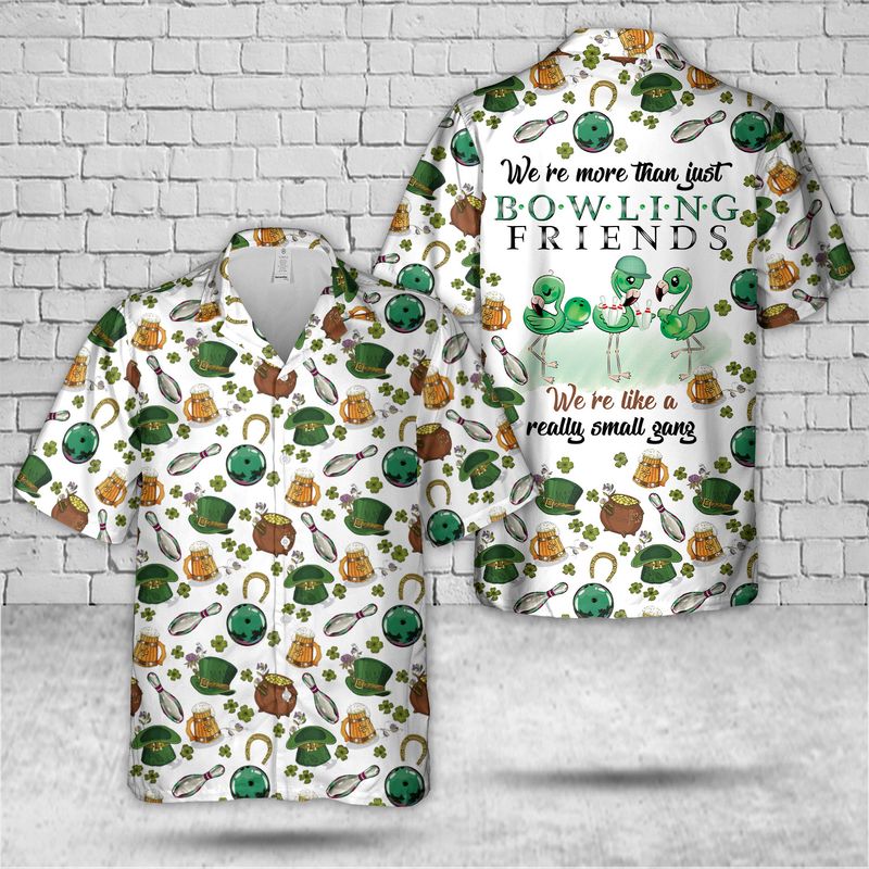 Saint Patrick's Day Bowling Hawaiian Shirt, Hawaiian Shirt for Men Dad PO0035