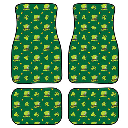 Saint Patrick'S Day Celebration Print Front And Back Car Floor Mats, Front Car Mat PO0339