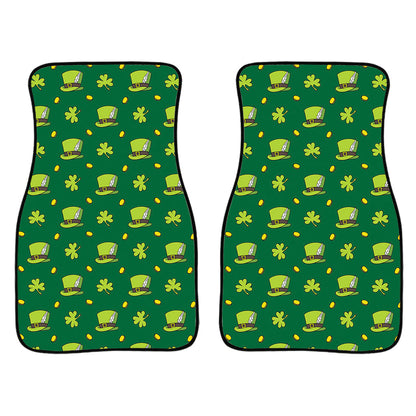 Saint Patrick'S Day Celebration Print Front And Back Car Floor Mats, Front Car Mat PO0339